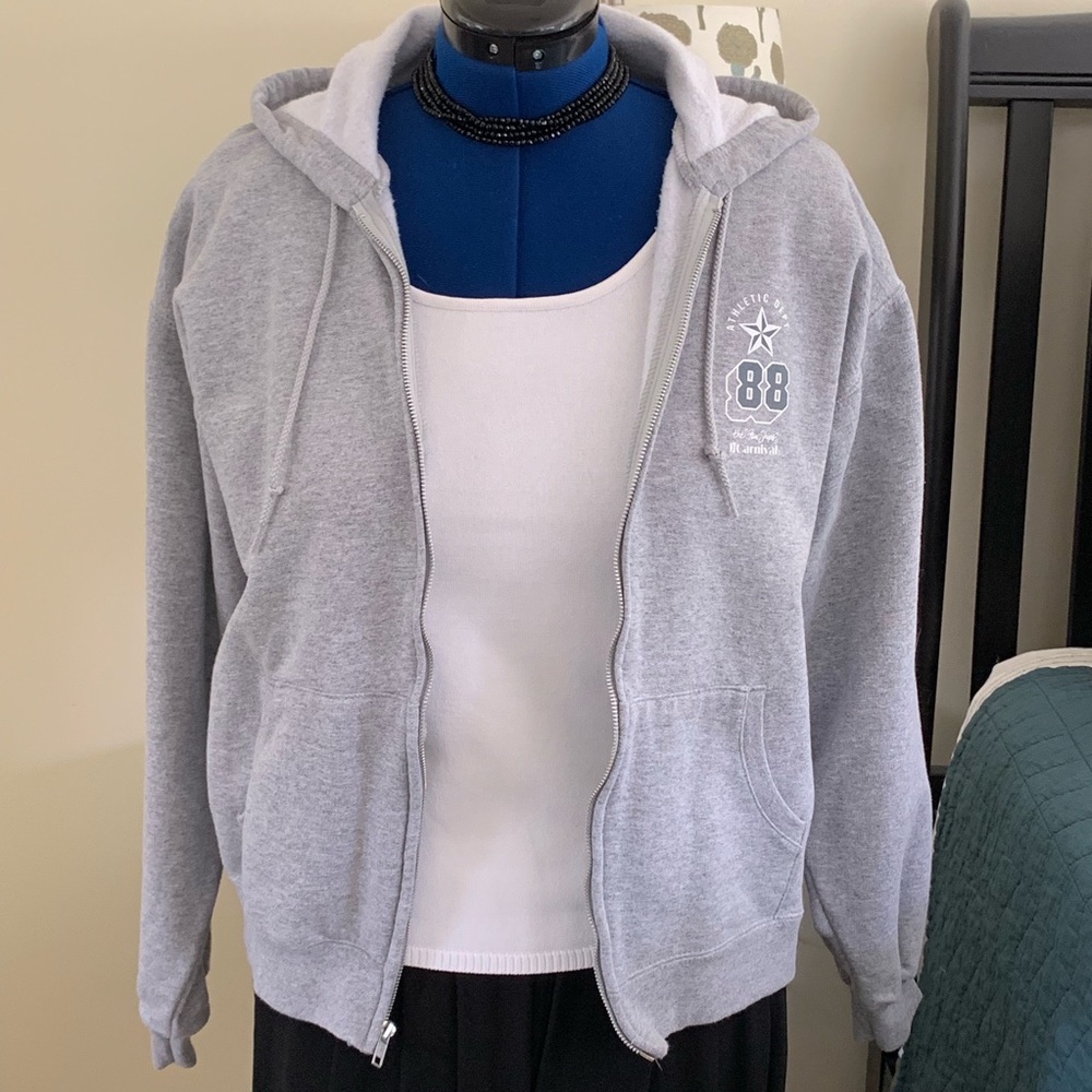 NEW Champion Carnival Cruise Grey Zipper Hoodie